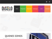 Tablet Screenshot of diselo.com.mx